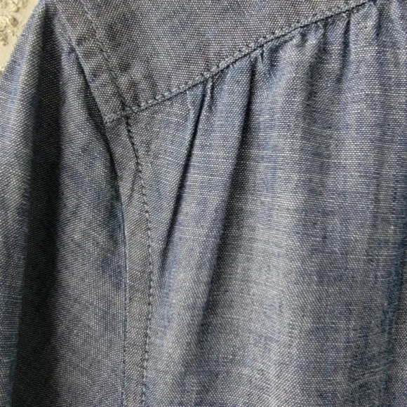 Lands' End Women's Cotton Shirt Long Sleeve - Picture 7 of 14